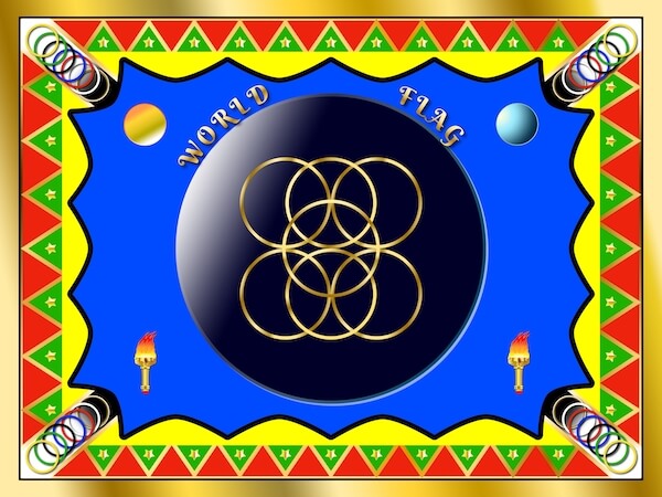 World Flag - 7 Rings World Flag - 7 Rings