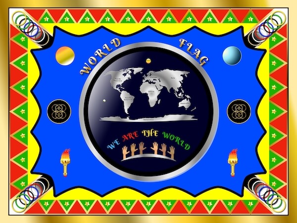 World Flag - We Are The World World Flag - We Are The World